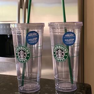 New Starbucks insulated double walled cups.